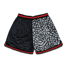 Load image into Gallery viewer, SHORTS - &quot;Elephant Print (Two-Tone)&quot; Cement/Dark Grey Authentic Shorts
