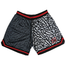 Load image into Gallery viewer, SHORTS - &quot;Elephant Print (Two-Tone)&quot; Charcoal/Cement Authentic Shorts
